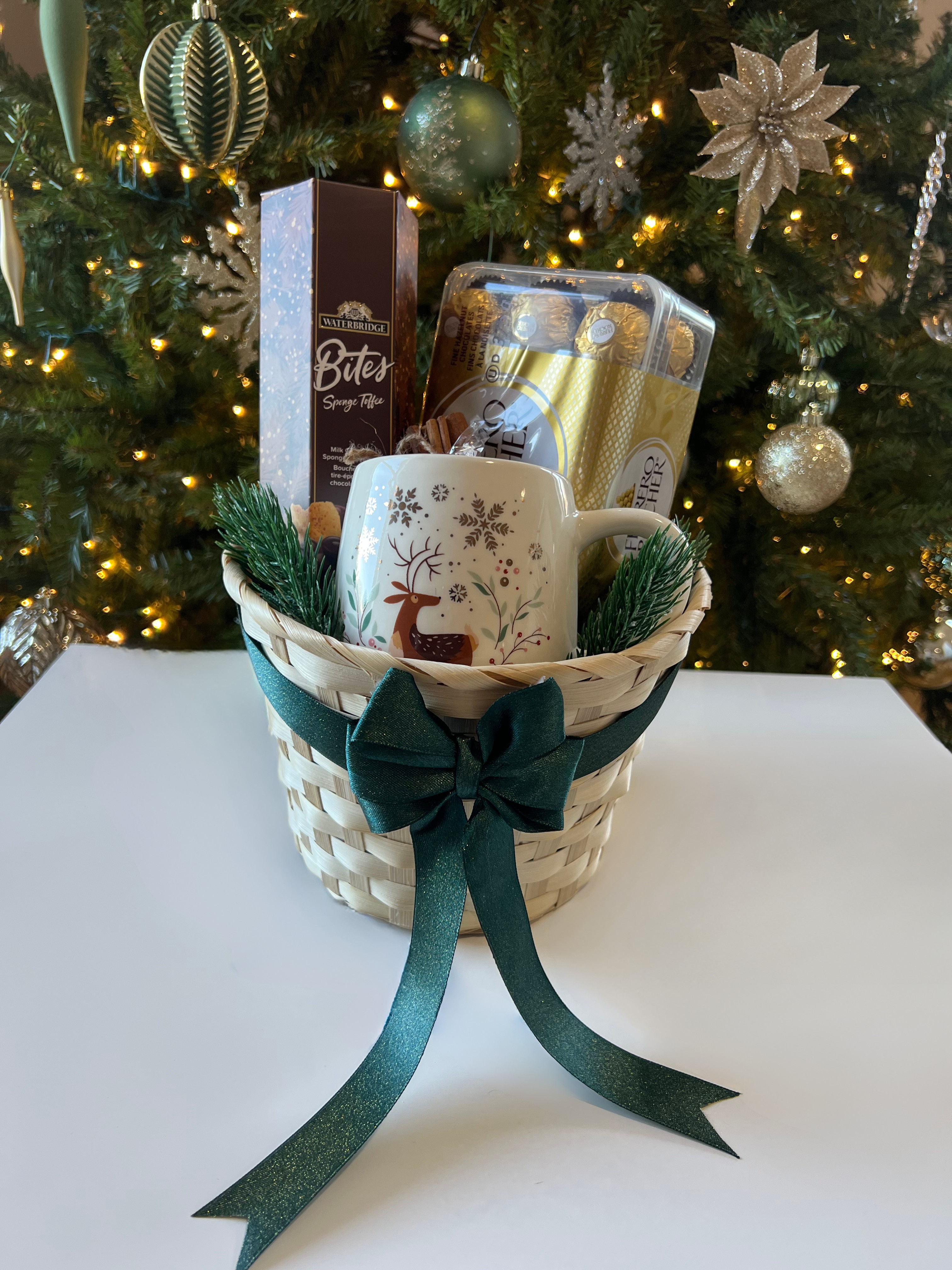 Holiday Ferrero Gift Set with Personalized Mug